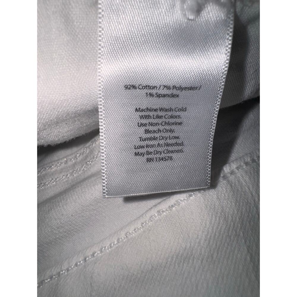 Vineyard Vines White Skinny Jeans Women’s Size 0 Stretch Mid Rise Ankle Denim - Picture 6 of 9